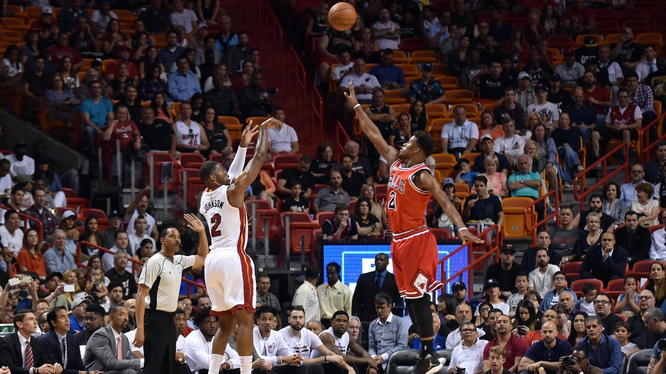 Heat shake off slow first half to rally past visiting Bulls