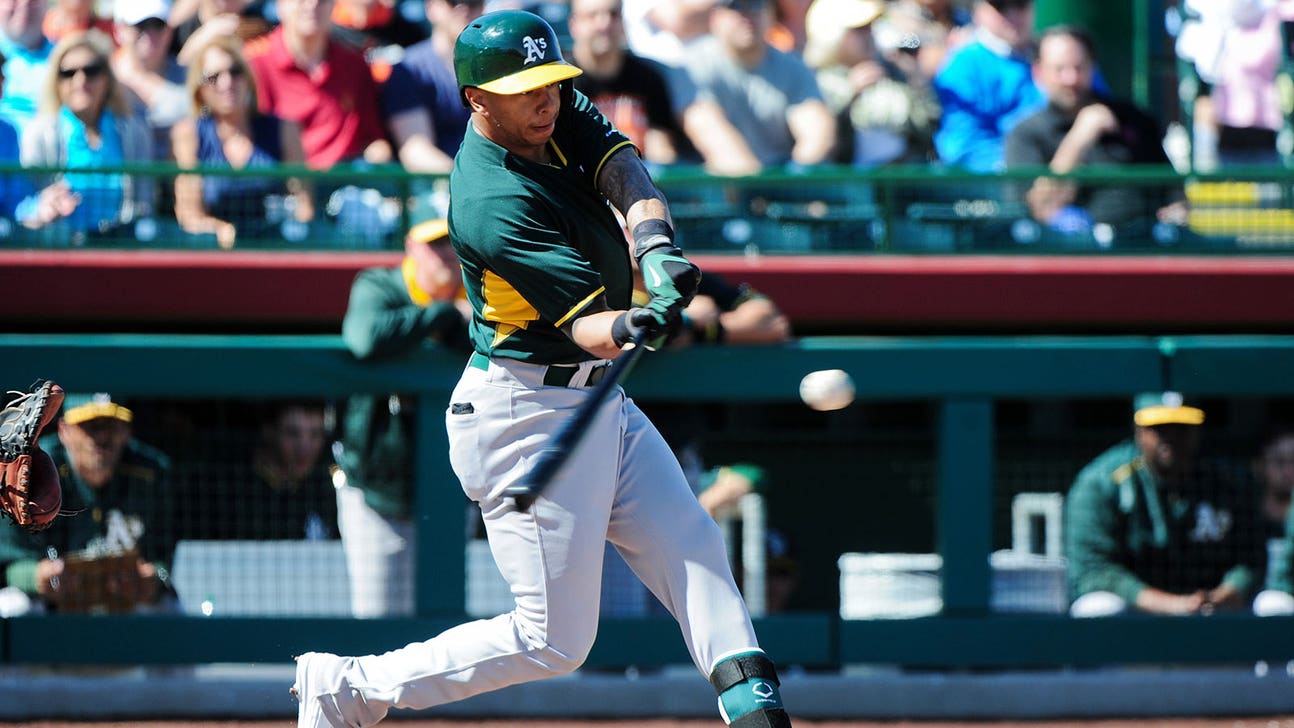 Finally healthy, Ladendorf relieved to be back with A's