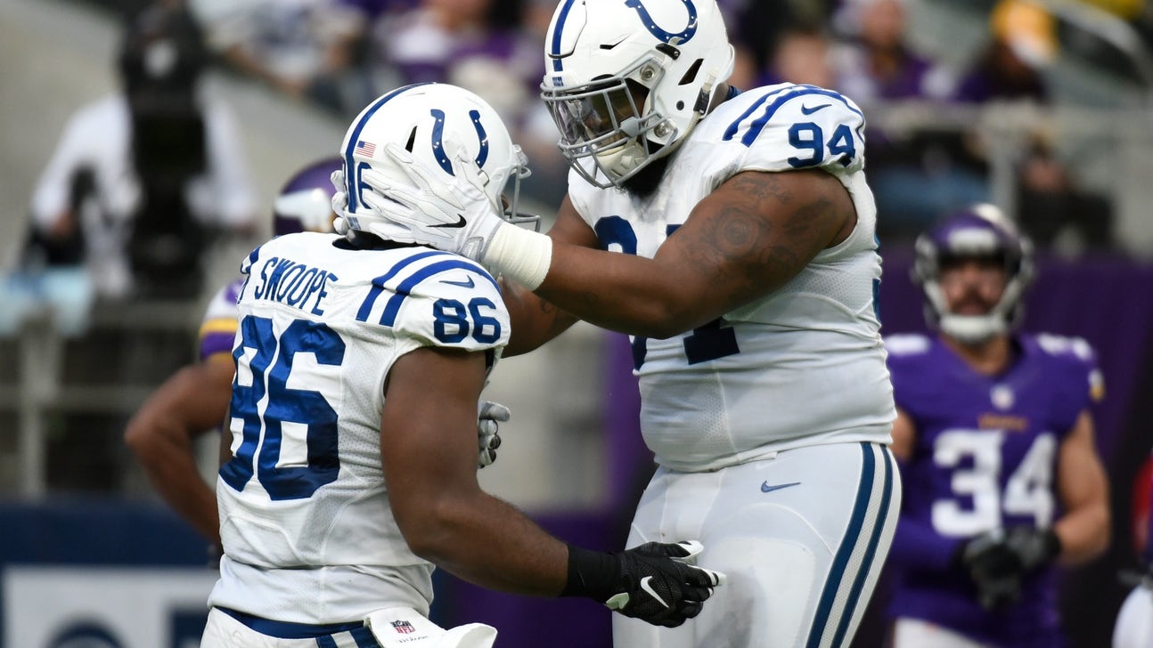 Colts TE Erik Swoope scored the first TD of his life Sunday