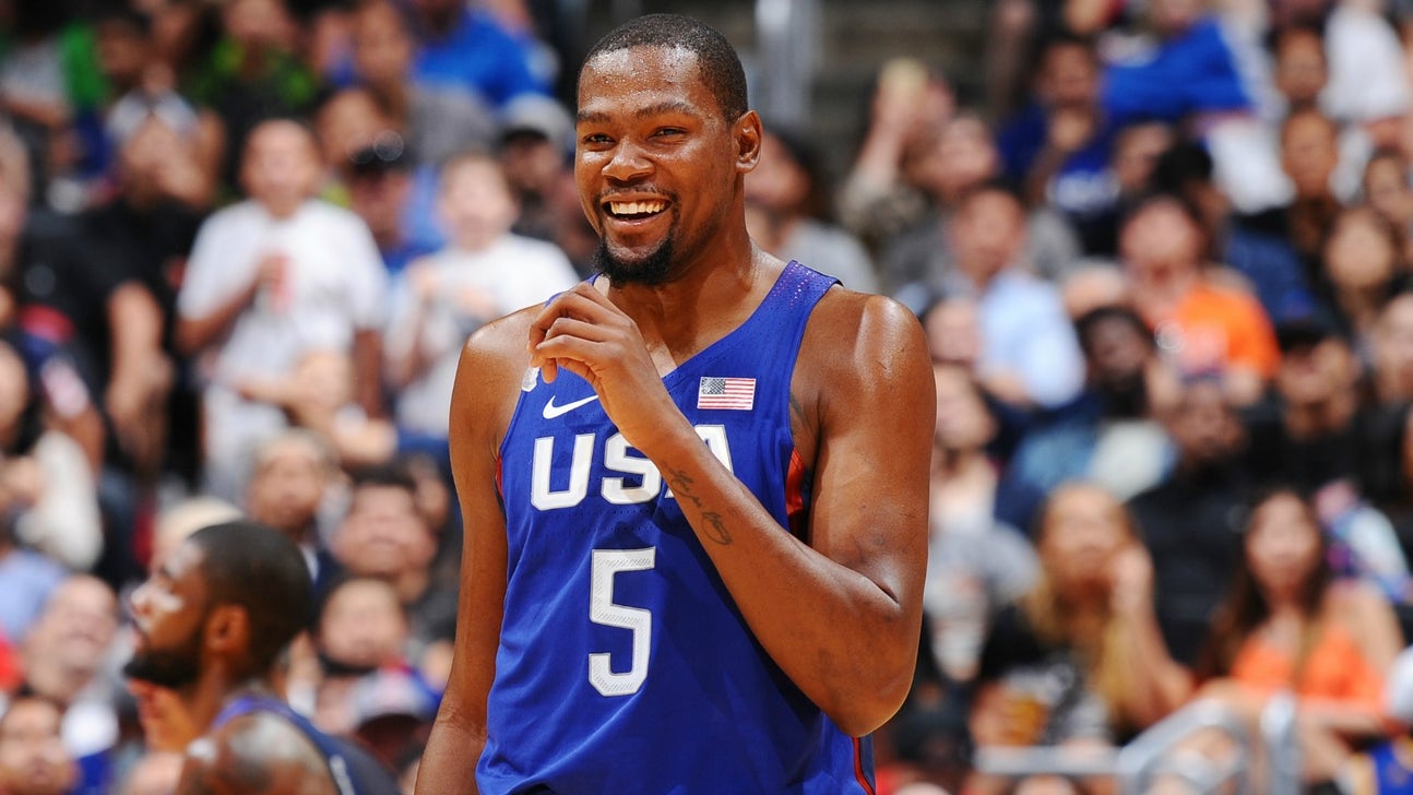 Kevin Durant celebrates 3-pointer in air, completes full Warriors heel turn