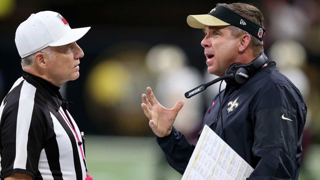 Saints coach Sean Payton suggests a way to fix poor NFL officiating