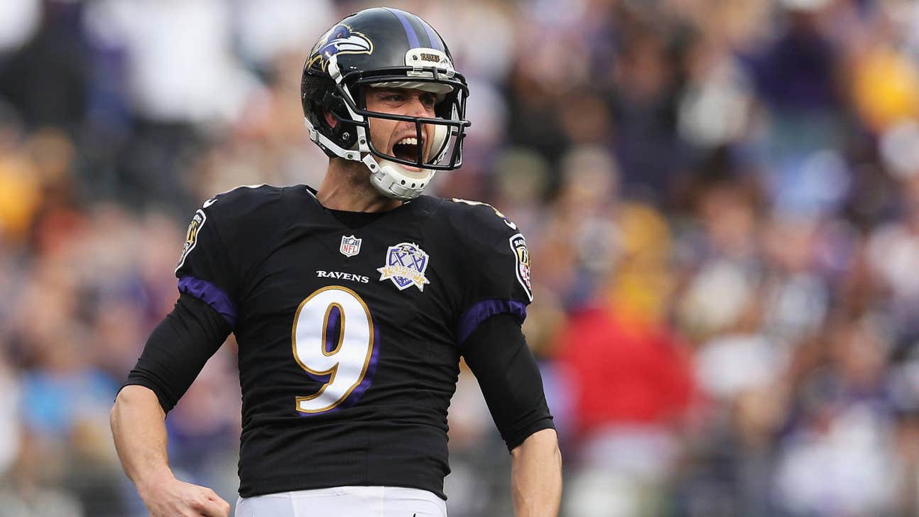 Ravens' Justin Tucker delays conference call after signing record deal to grab sandwiches
