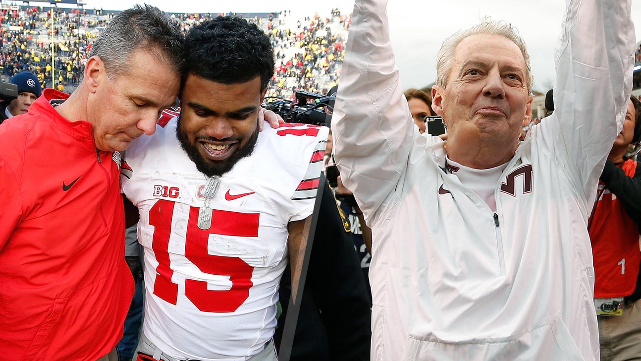 WATCH: Coaches Meyer, Beamer take stab at 'the dab' after big wins