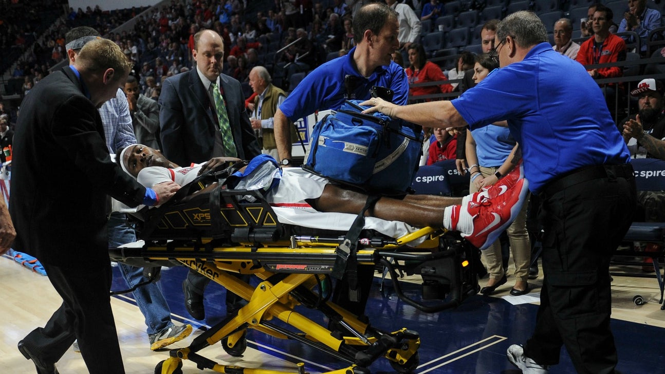 Ole Miss guard Rasheed Brooks stable after suffering seizure during timeout