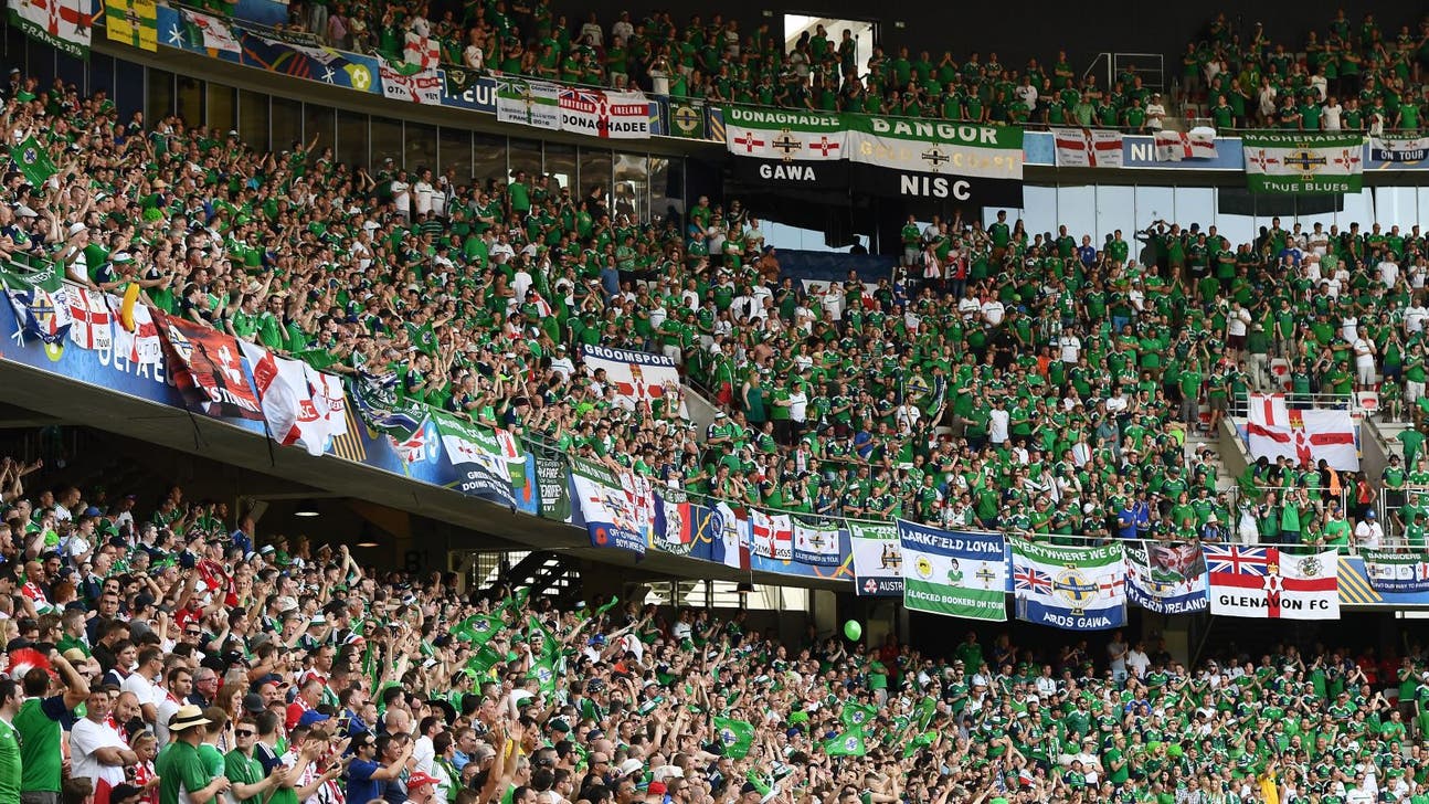 Northern Ireland fan dies after falling from promenade in Nice