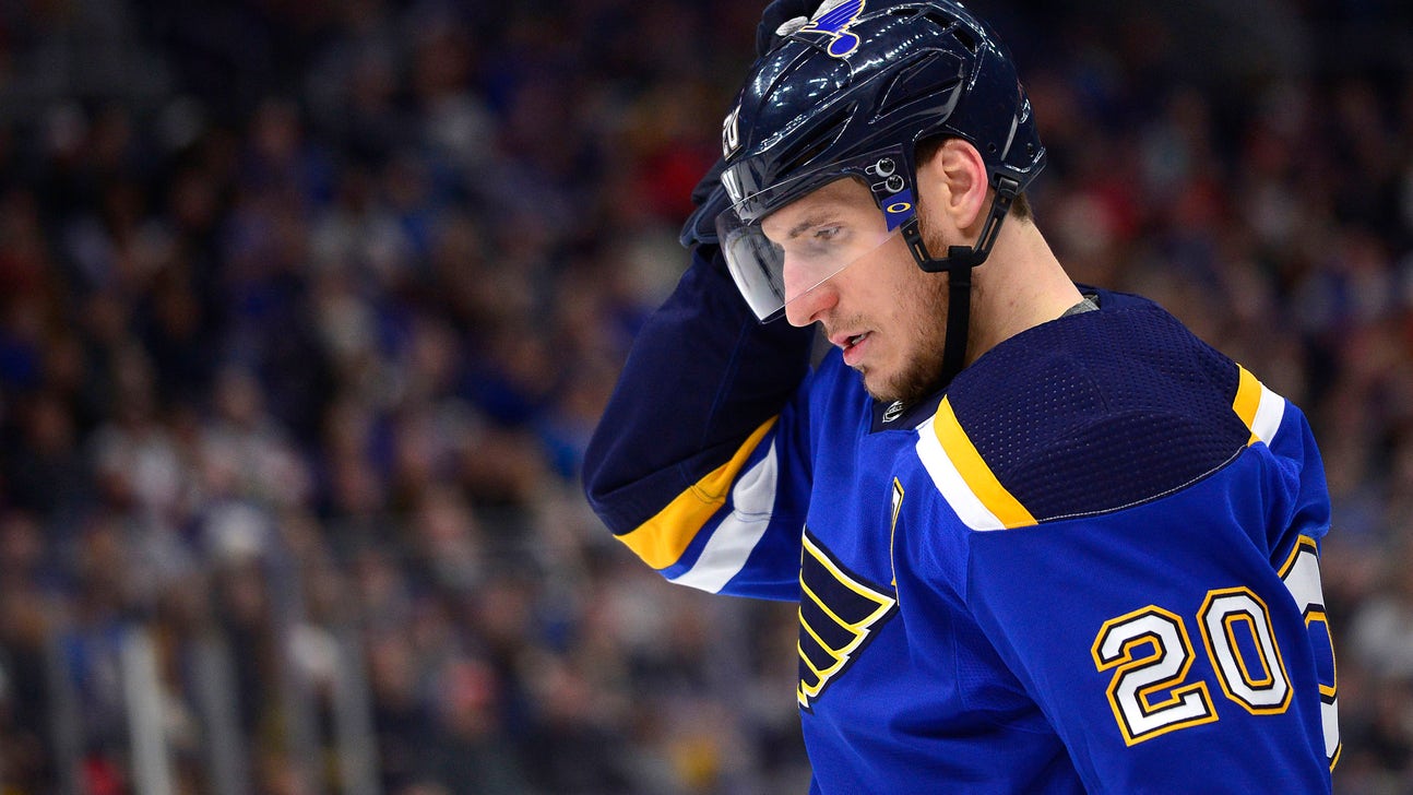 Banged-up left shoulder lands Blues' Steen on injured reserve