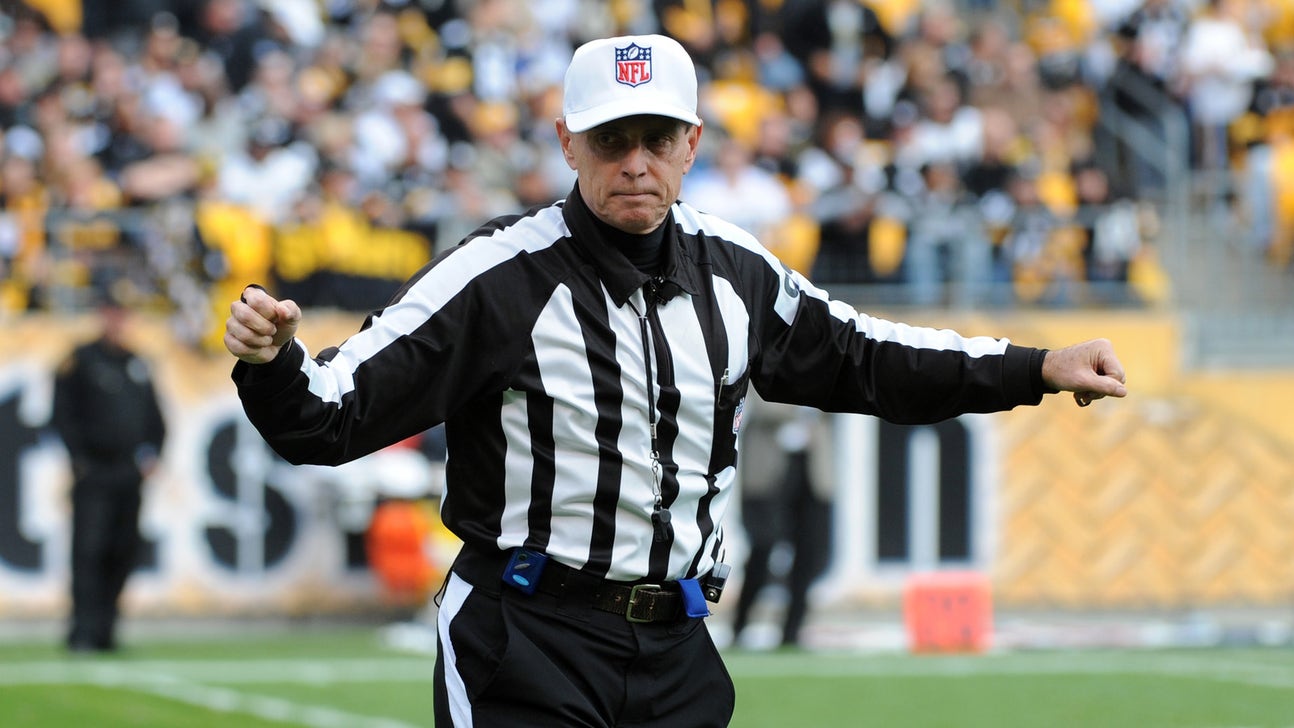 NFL referee caught in embarrassing hot mic moment