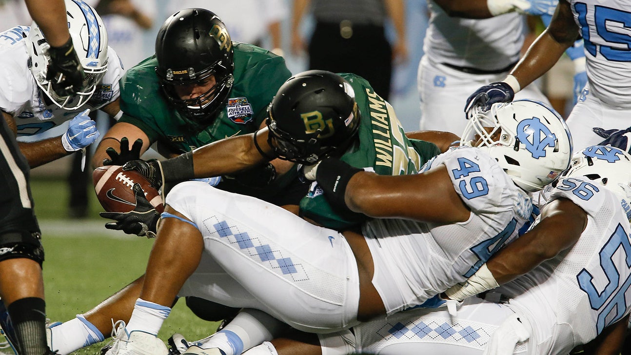 Four Downs: Baylor sets FBS bowl rushing record in win over North Carolina