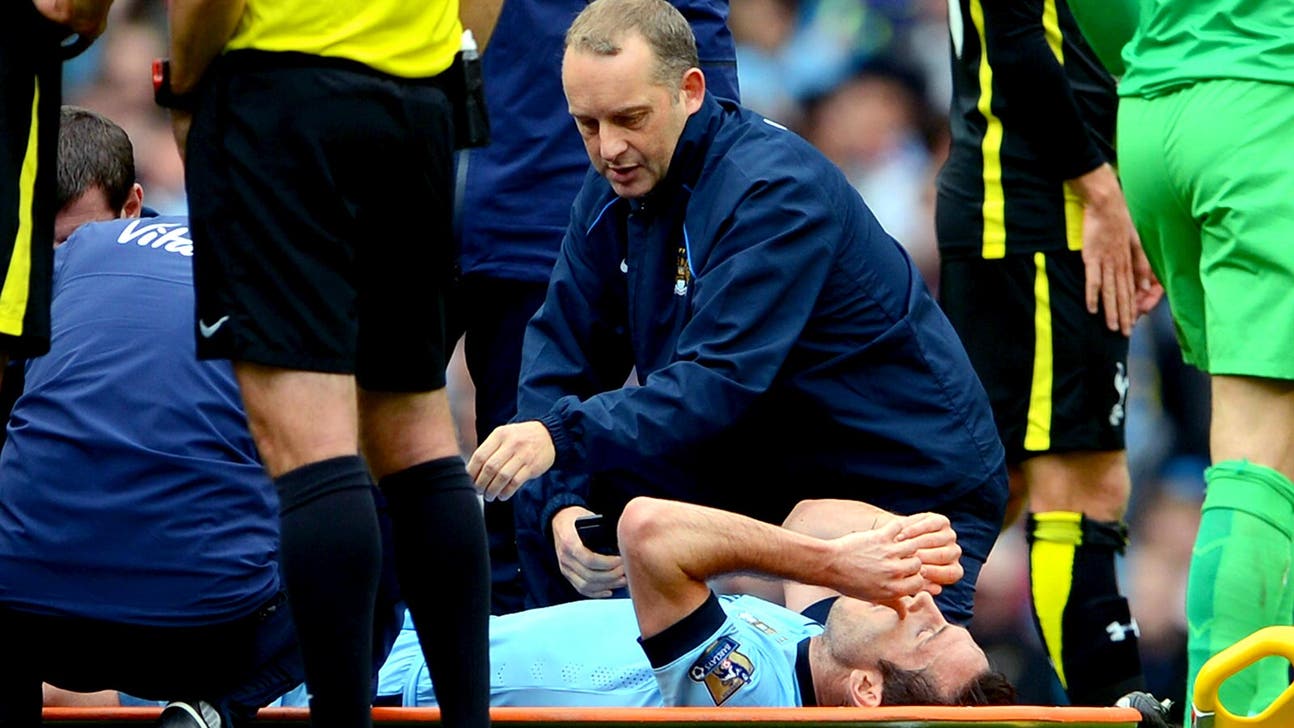 City midfielder Lampard misses West Ham game with thigh injury