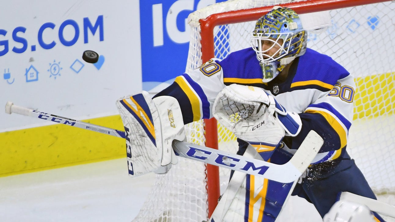 Blues' Binnington earns NHL’s second star in his first week as a starter
