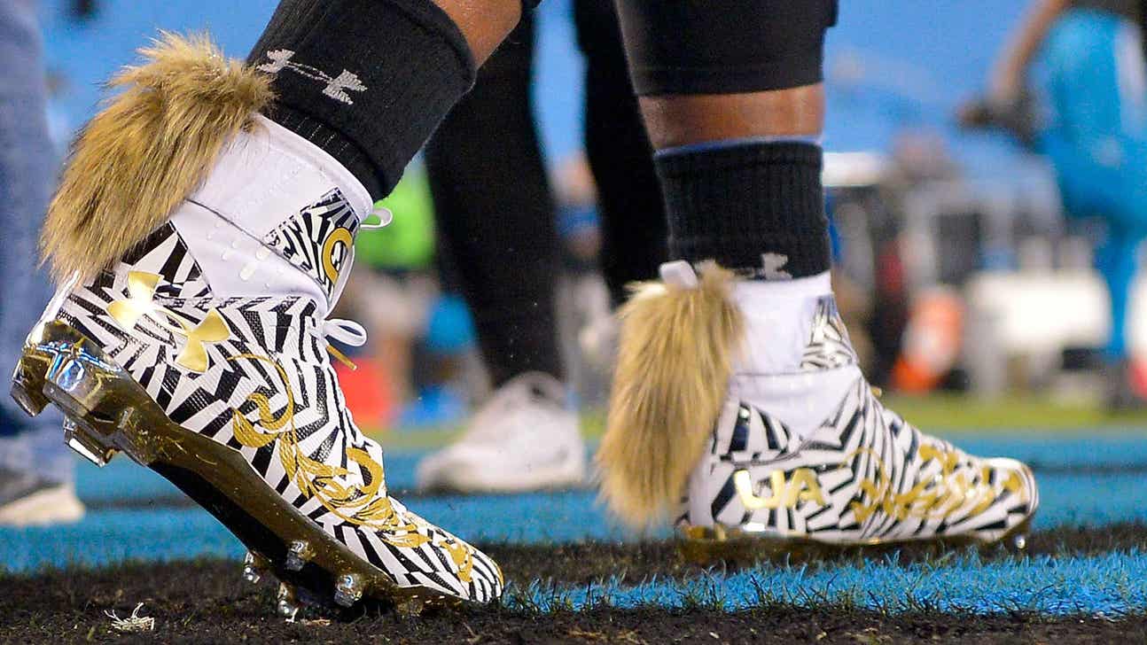 What's up with Cam Newton's cleats?