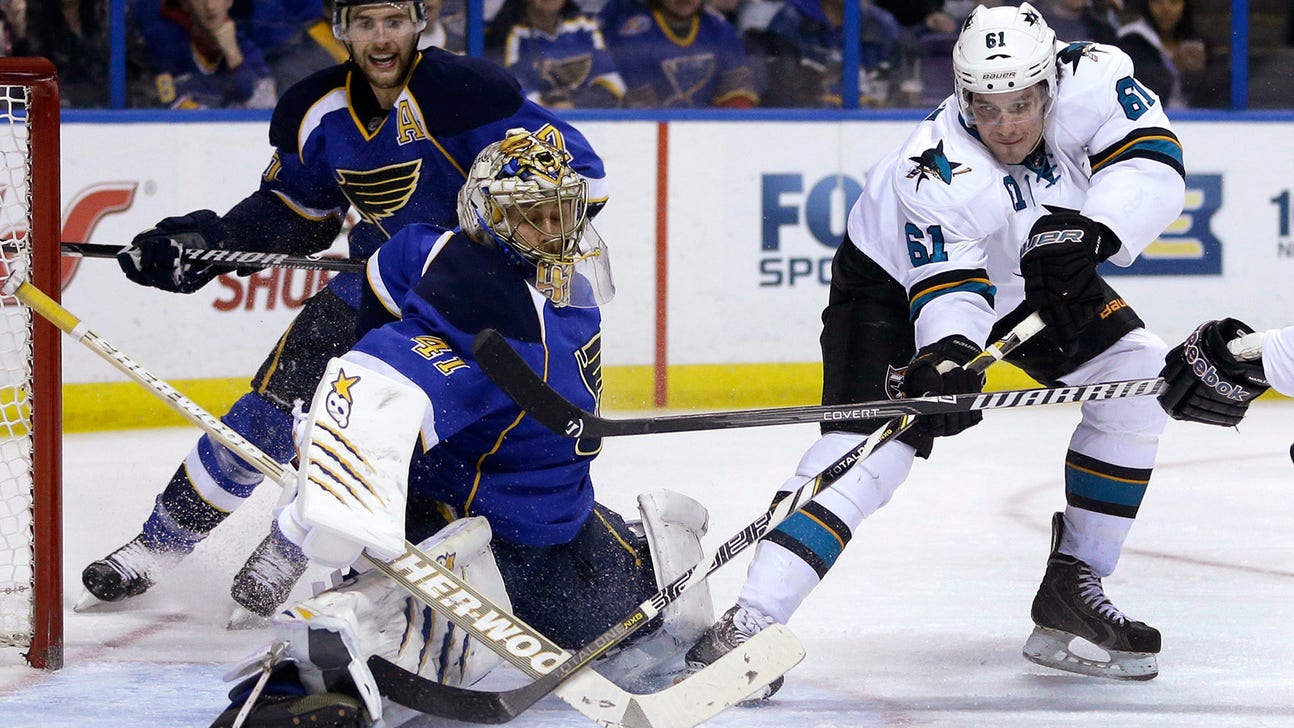 Another slow start dooms Blues in loss to Sharks