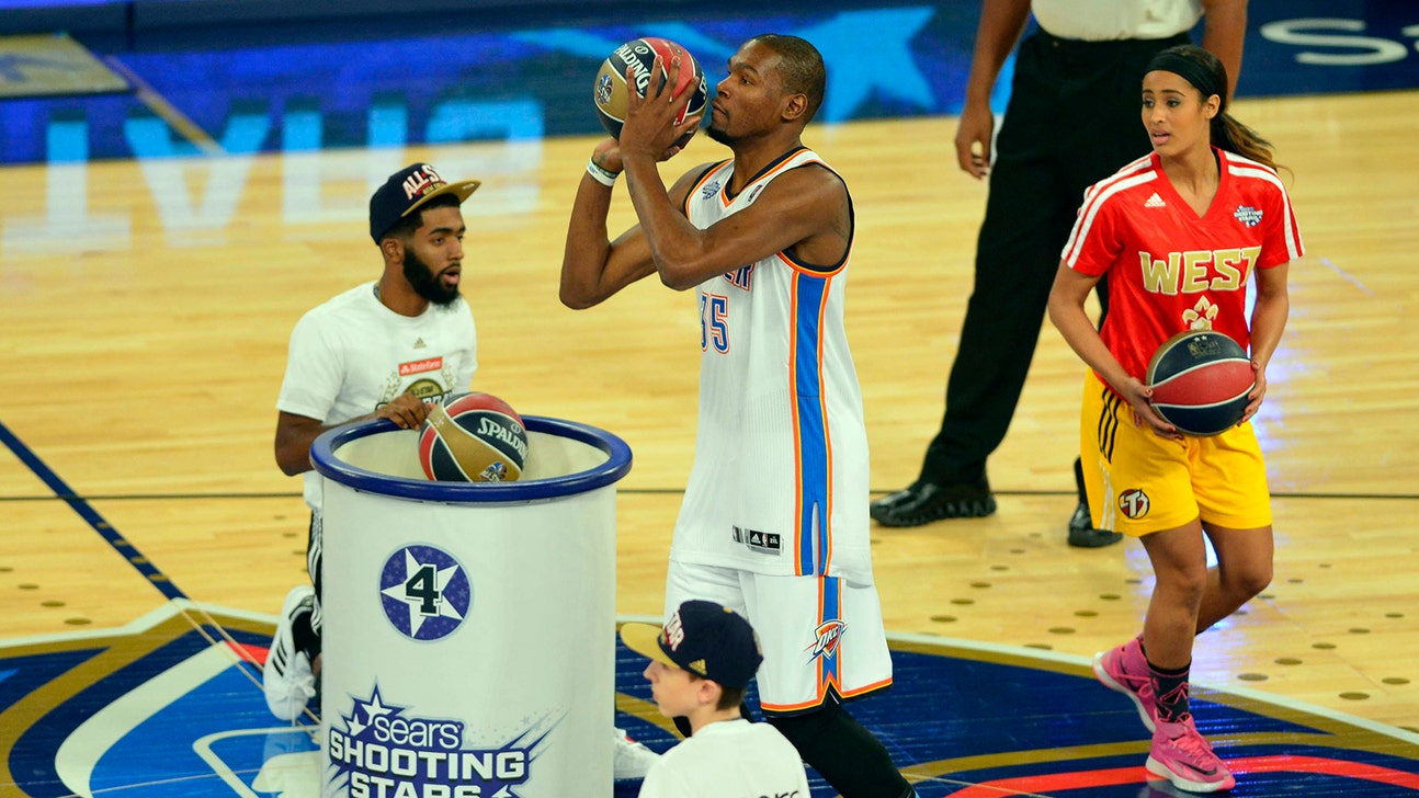 Team Durant falls to Team Bosh in Shooting Stars finals
