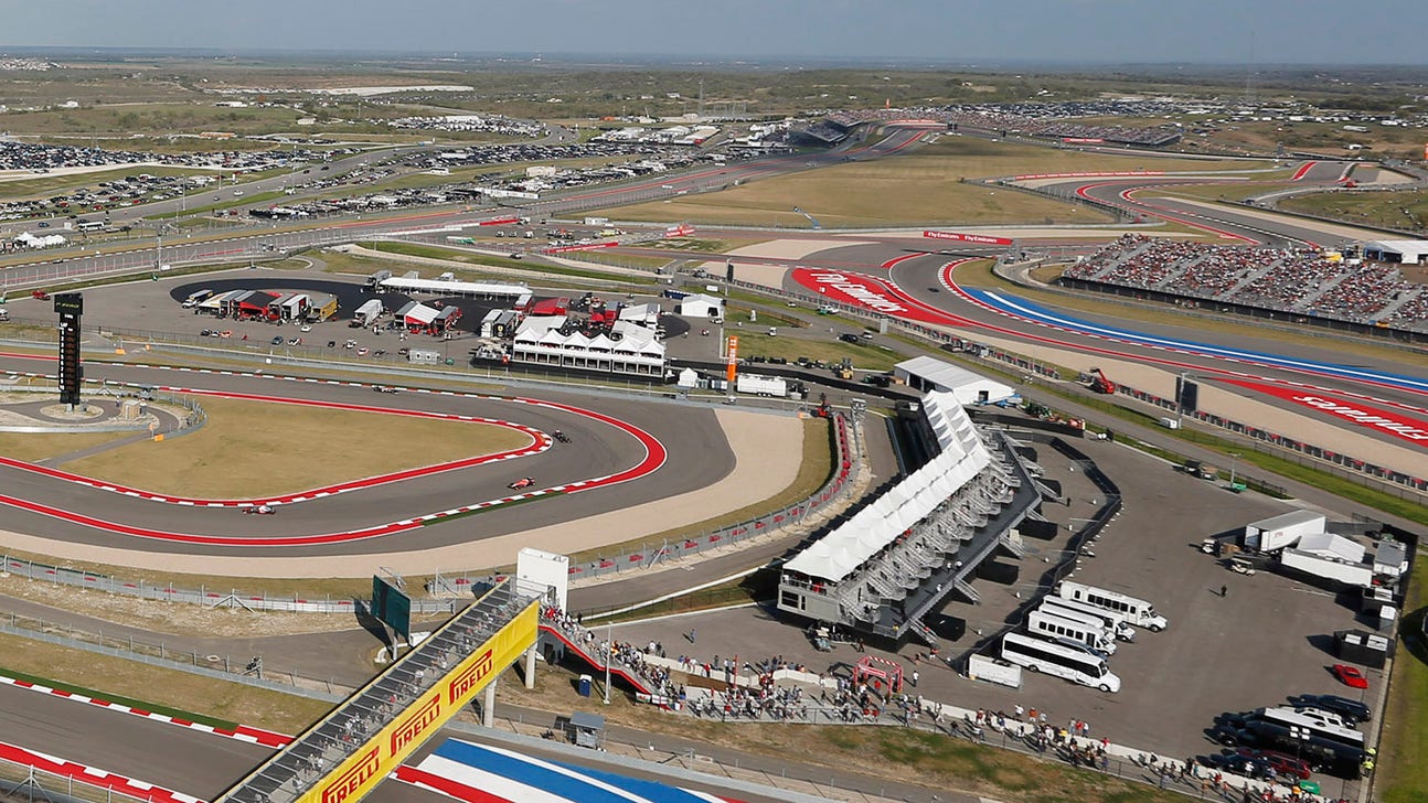 Fly over COTA with a drone's-eye view of the circuit