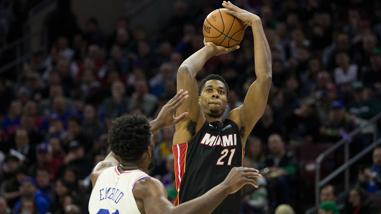 Heat's Hassan Whiteside sidelined in Detroit by illness
