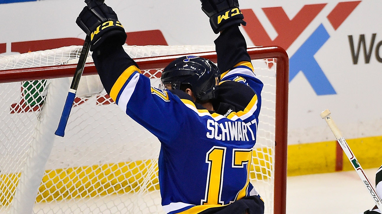 Blues place Schwartz on IR with broken ankle