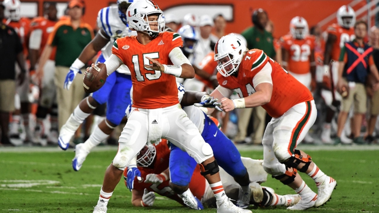 Dominant Second Half Pushes Miami Hurricanes over Duke 40-21
