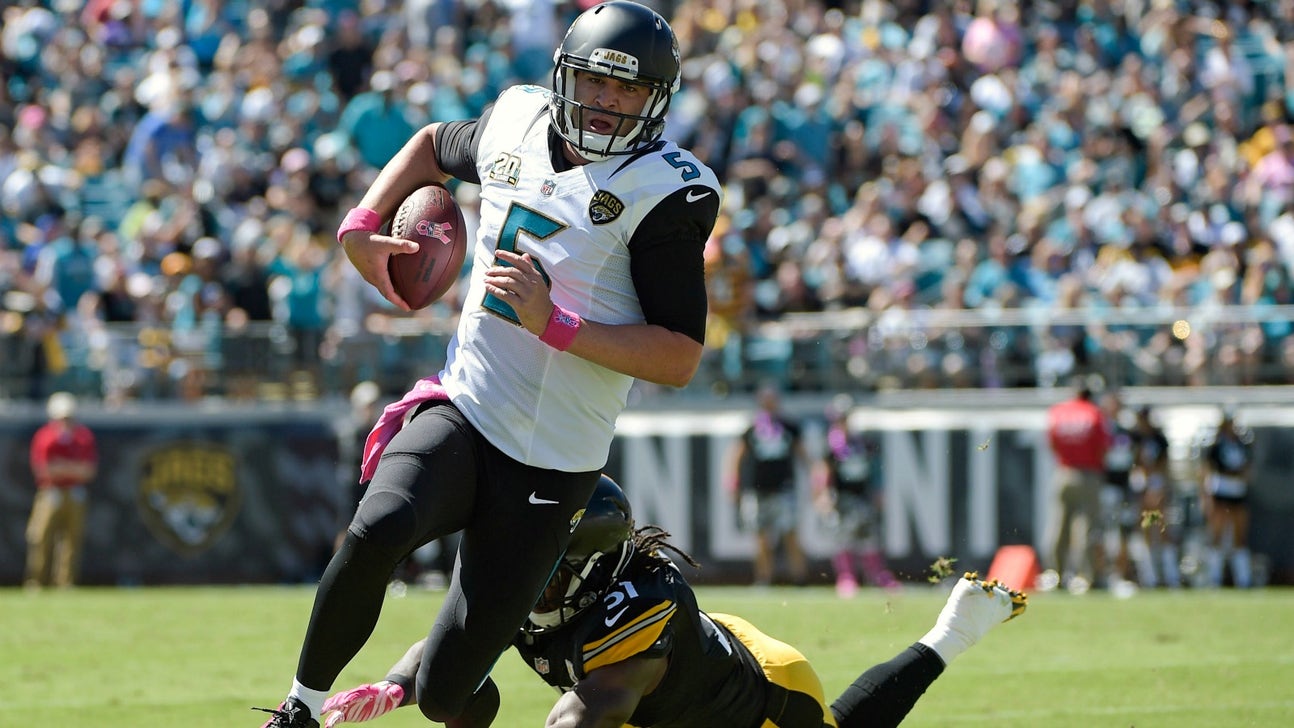 Belichick: Blake Bortles is 'pretty fast, kind of like Tyrod Taylor'