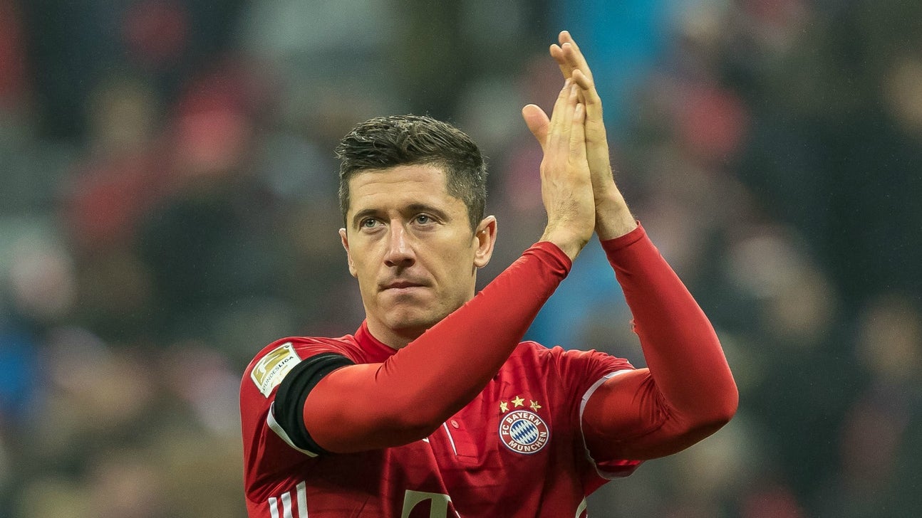 Watch Robert Lewandowski score on a gorgeous free kick
