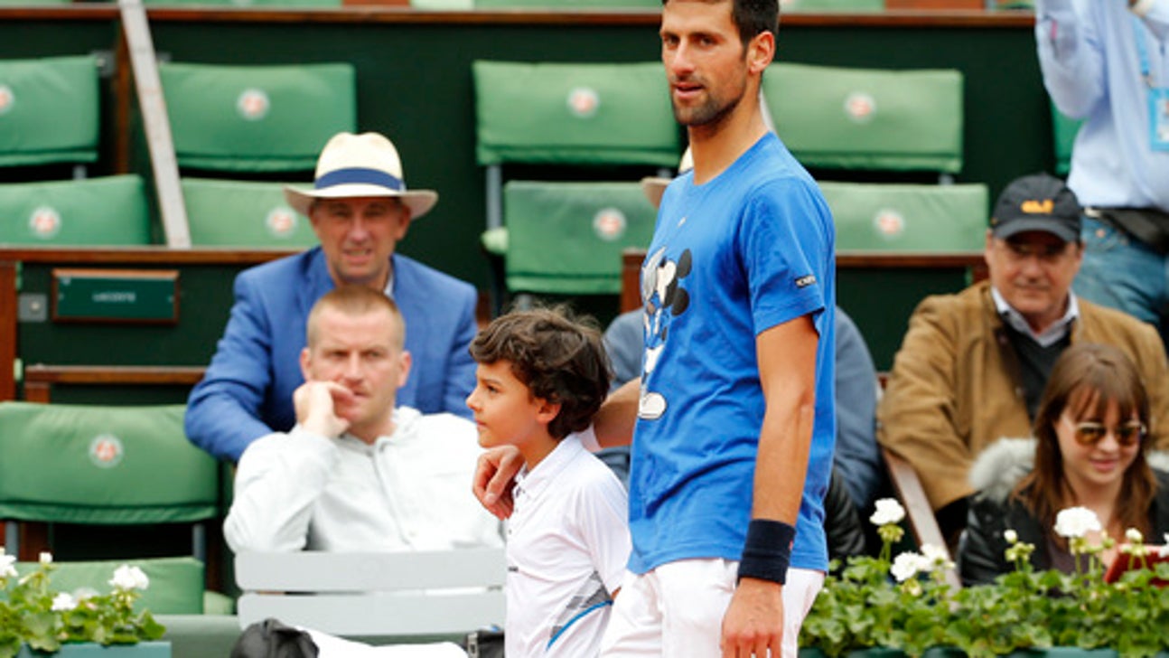 The Latest: Kuerten unimpressed by Djokovic's drawing skills