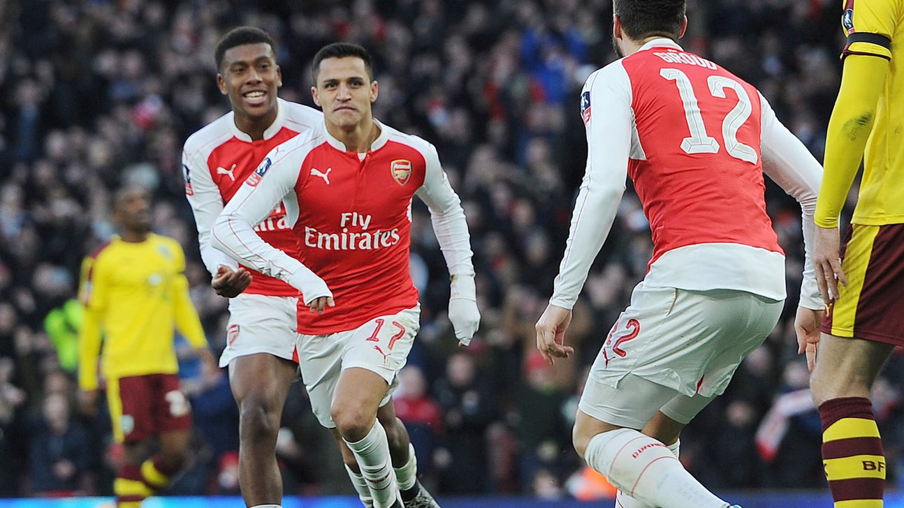 Sanchez fires FA Cup holders Arsenal past Burnley