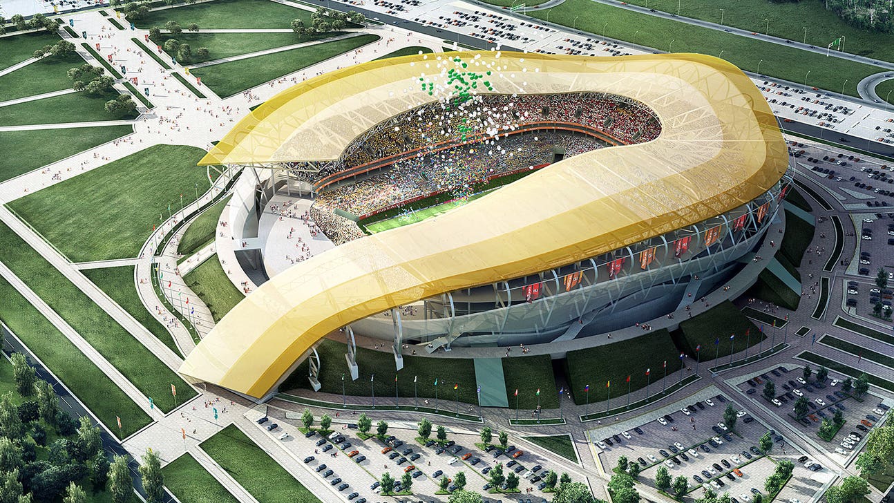 2018 World Cup stadium in Russia seven months behind schedule