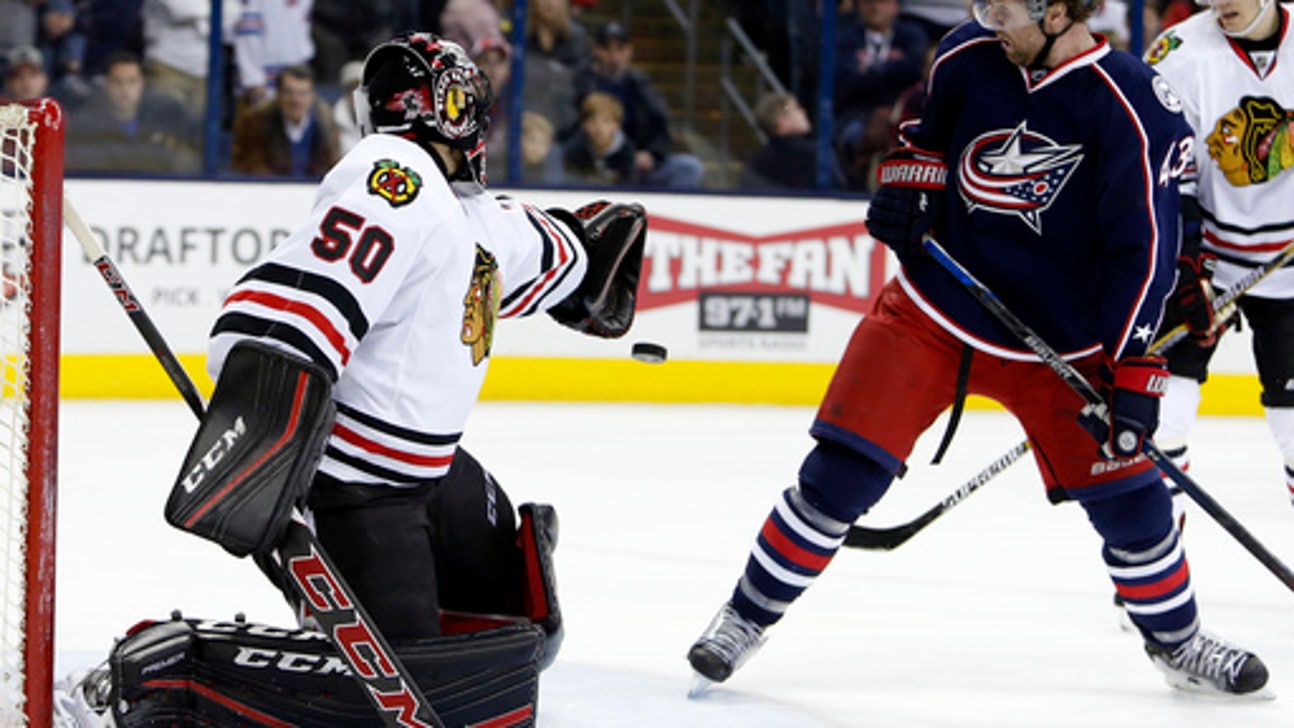Blue Jackets rally for 5-4 overtime win over Blackhawks