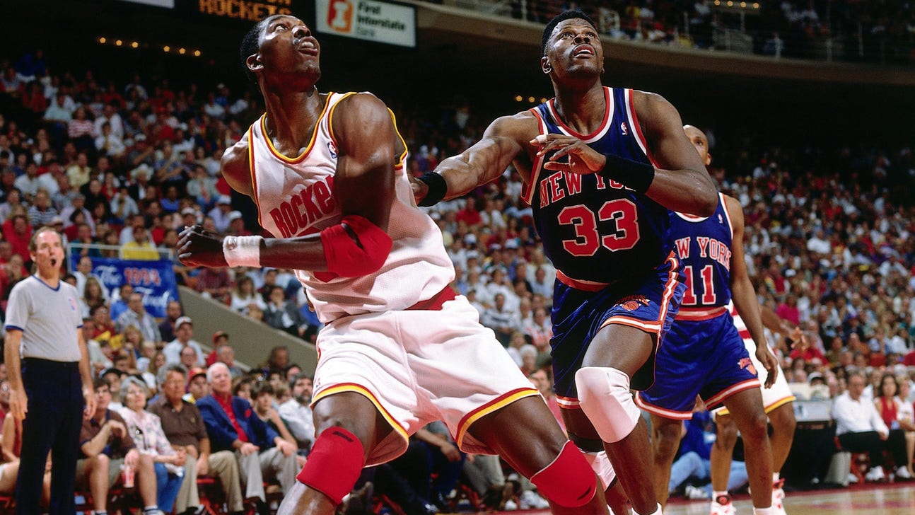 Watch Hakeem Olajuwon score on sweet post move at NBA's Africa game