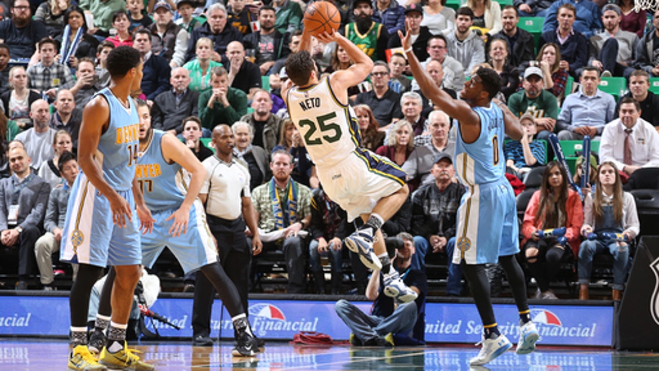Derrick Favors powers Jazz to 85-81 win over Nuggets