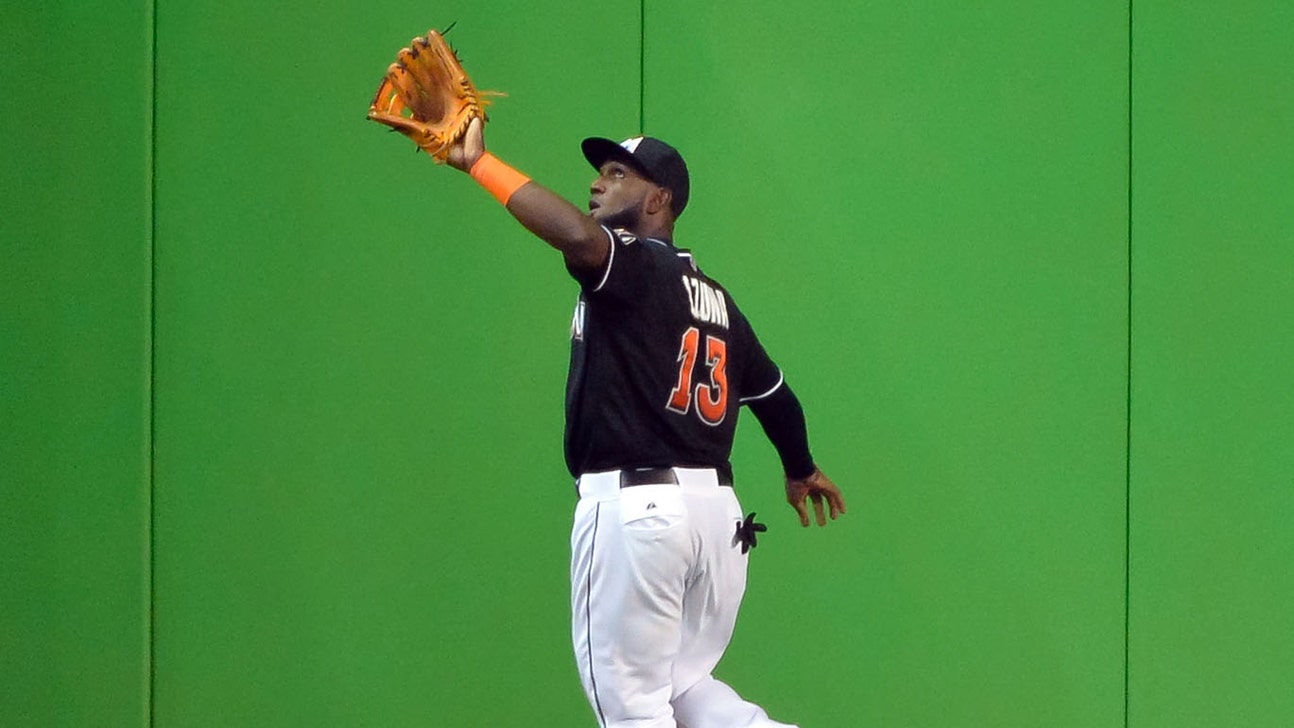 Marlins option CF Marcell Ozuna to Triple-A