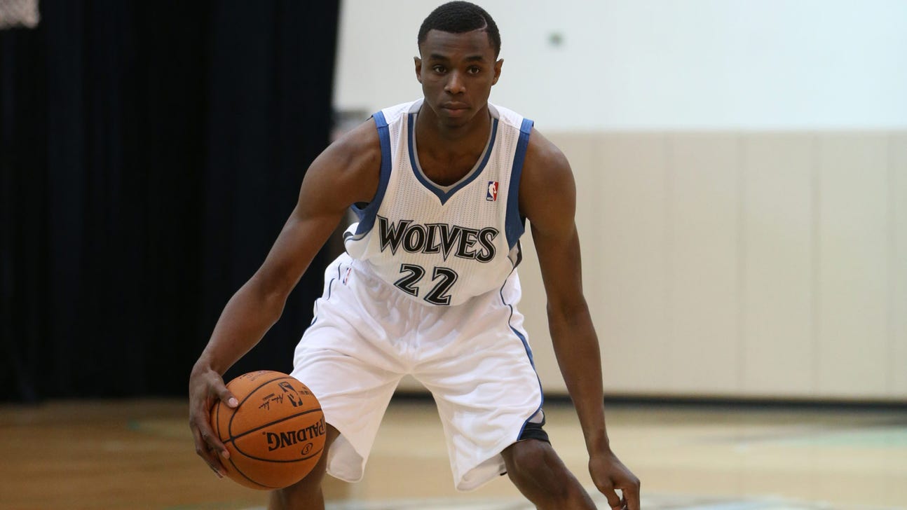 The Timberwolves are playing Andrew Wiggins at shooting guard