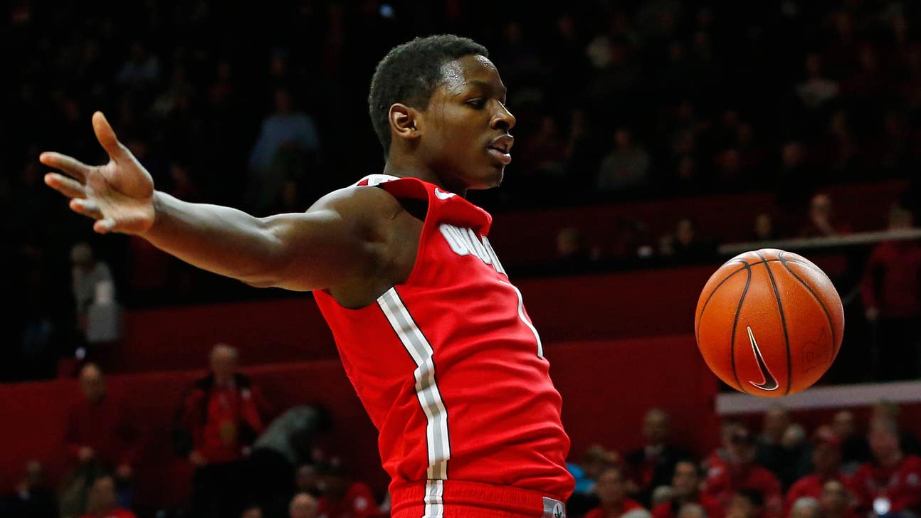 Ohio State forward slaps floor, then gets embarrassed