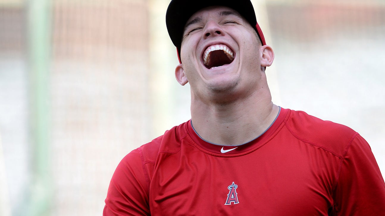 Angels' birthday boy Trout hoping for present in October