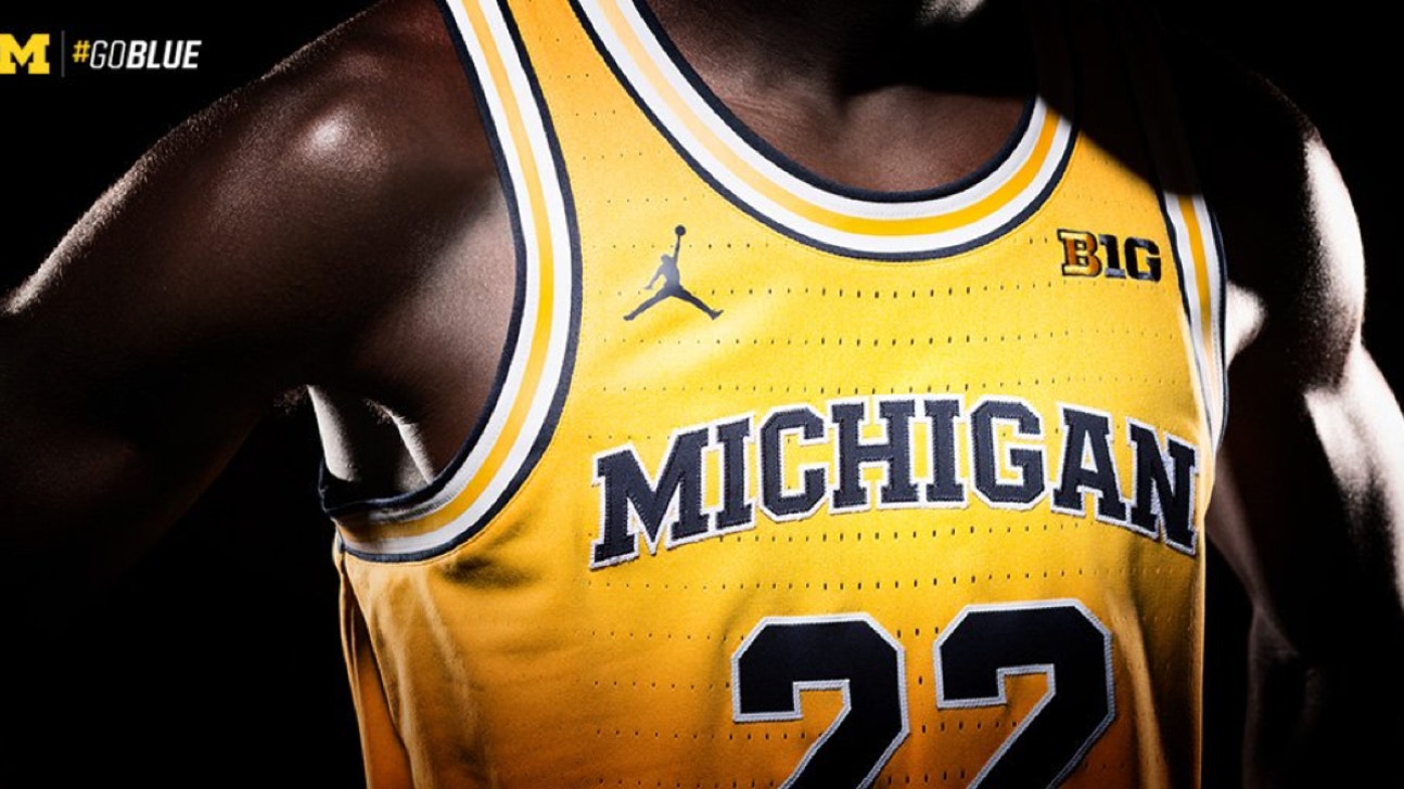 Photos: Michigan unveils new Jordan basketball uniforms