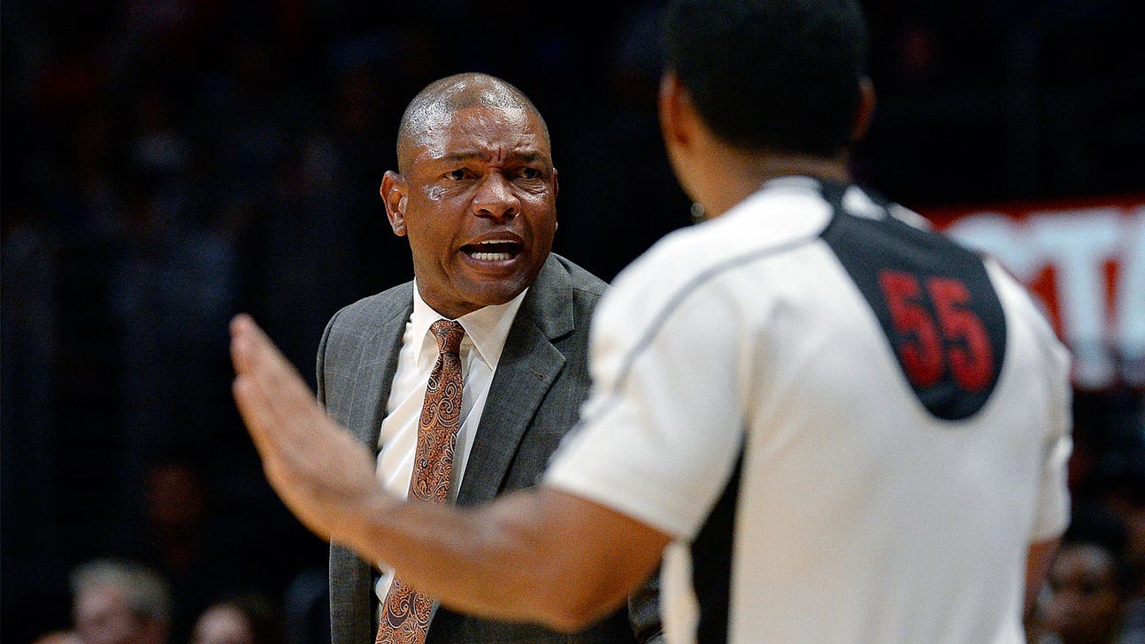 Why were Terry Stotts and Doc Rivers yelling at each other?