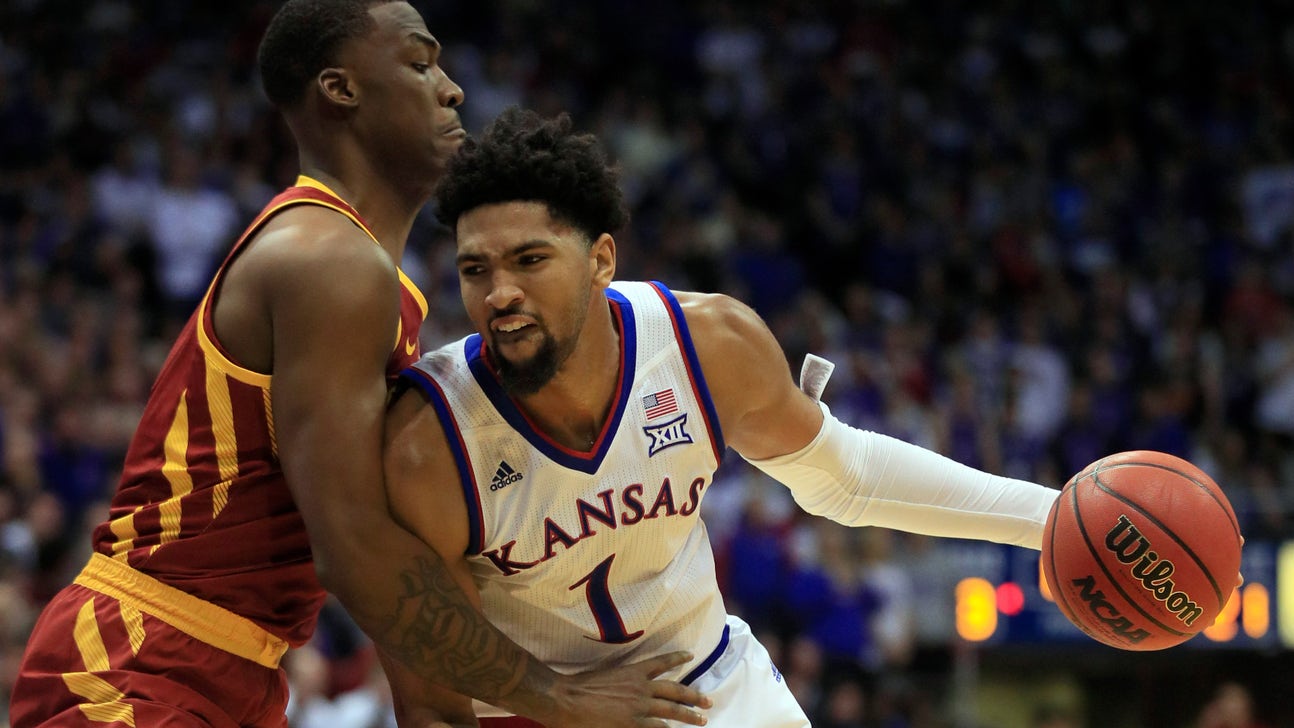Lawson's double-double lifts Jayhawks over Cyclones 80-76