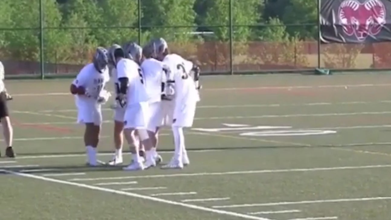 Lacrosse team scores on perfectly executed hidden ball trick