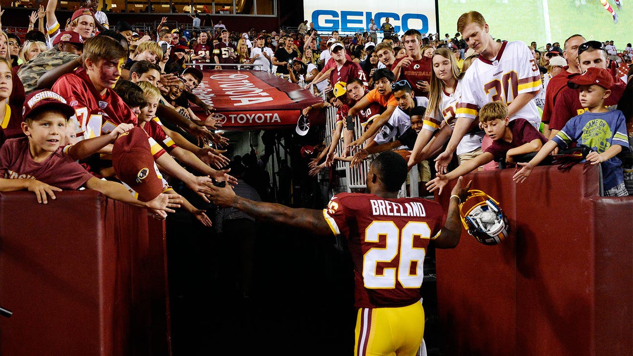 Tiny one for the road as Redskins receive sendoff for Giants game