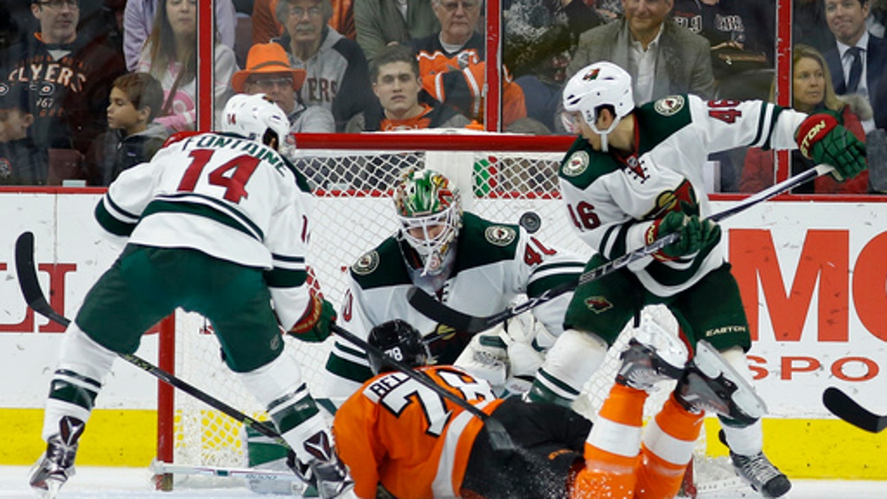 Bellemare's third-period goal leads Flyers past Wild 3-2