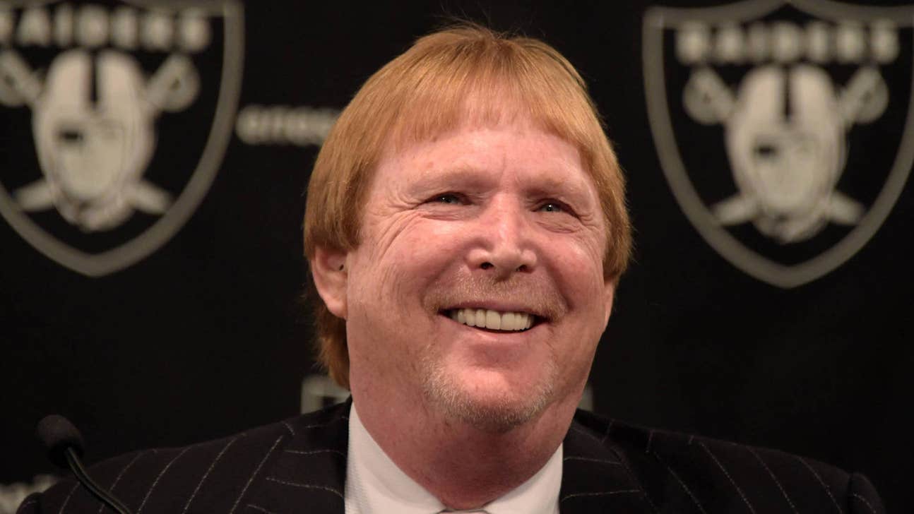Raiders owner Mark Davis drives a 1997 Dodge Caravan