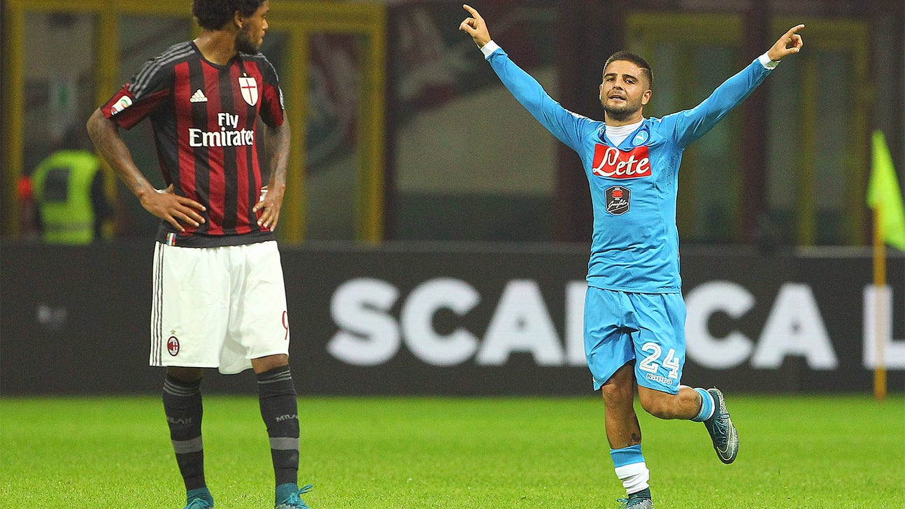Lorenzo Insigne nets brace as Napoli thrash AC Milan