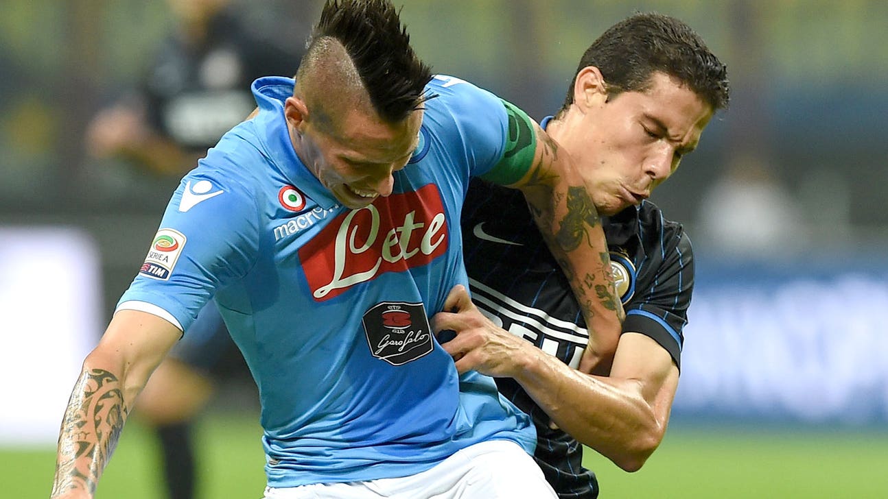 Napoli, Inter Milan share points after late slew of goals