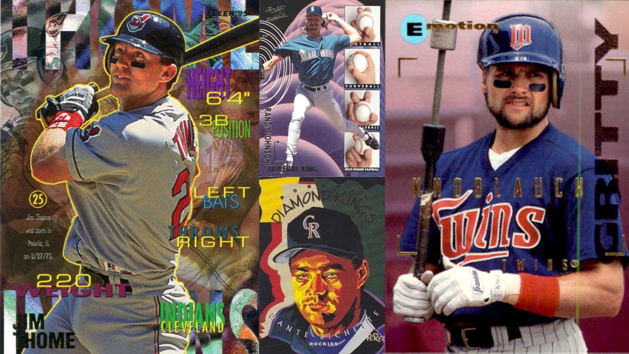 Paying homage to 1995 fantasy baseball studs and their baseball cards