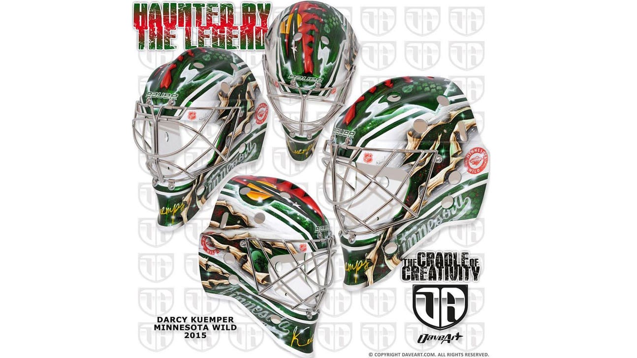 Werewolf in Minnesota? Darcy Kuemper's goalie mask unveiled