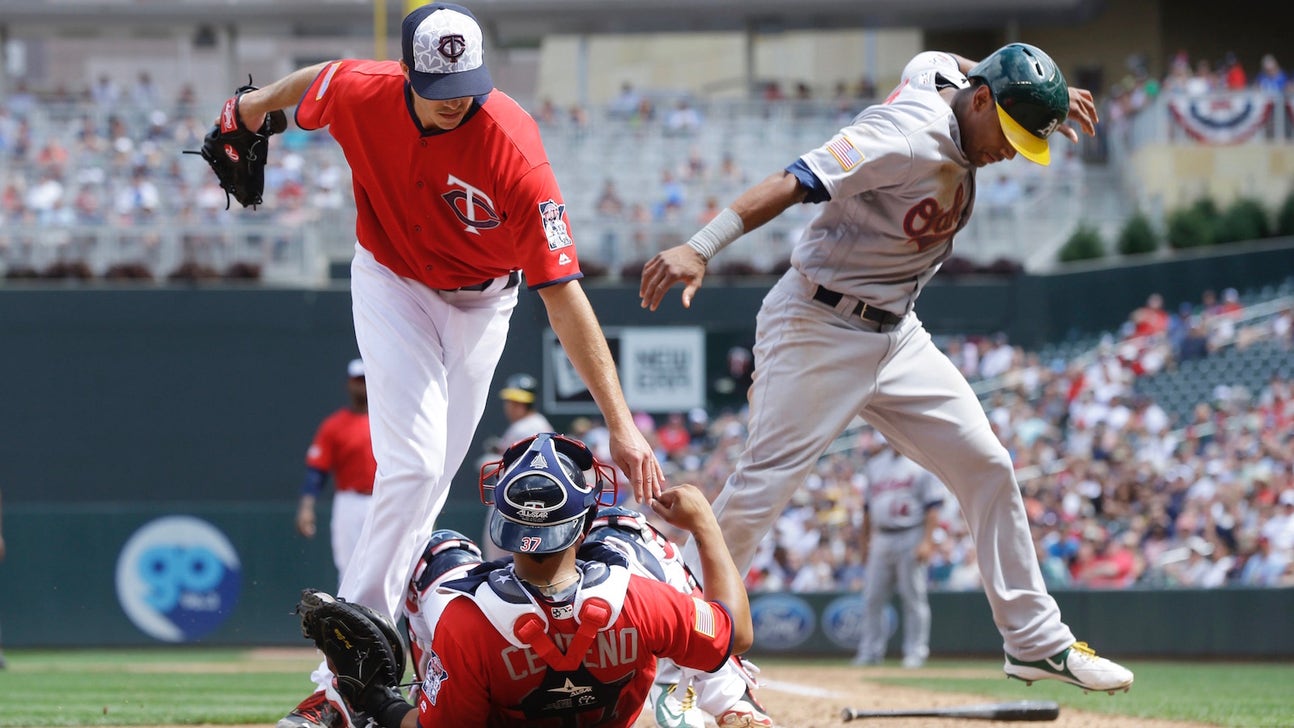 Minnesota Twins fall 3-1 to Oakland As despite 6 innings from Nolasco
