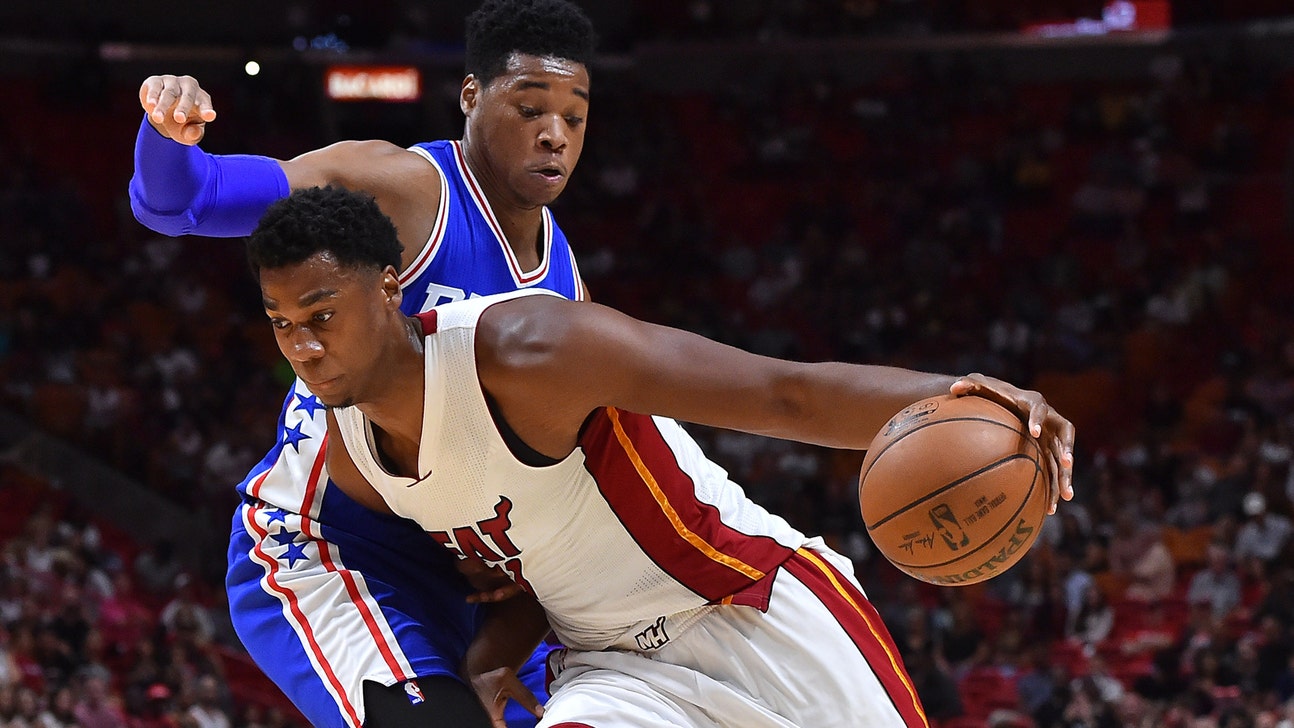 Hassan Whiteside, Goran Dragic finish preseason strong in Heat's loss to 76ers
