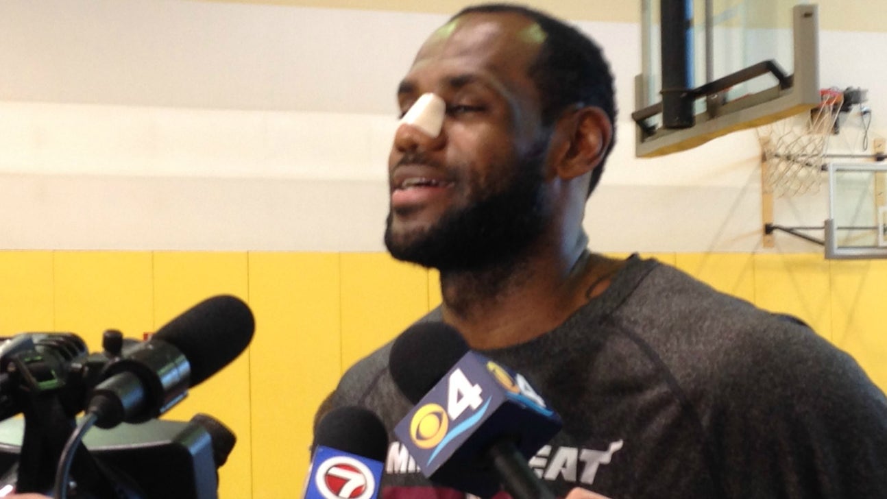 LeBron James misses game vs Bulls with broken nose
