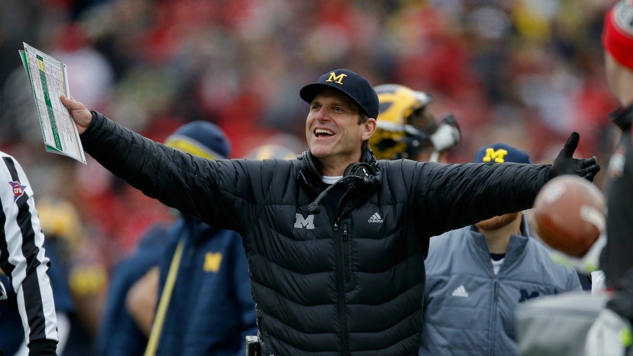 Jim Harbaugh's Q Score easily passes Nick Saban's