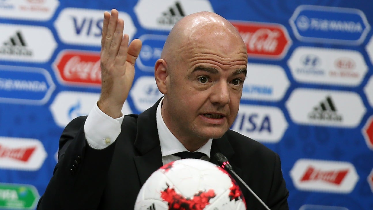 FIFA president officially backs an expanded 48-team World Cup with new format