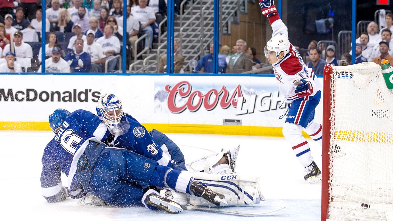 Bourque scores 2 as Habs top Lightning for 2-0 series lead